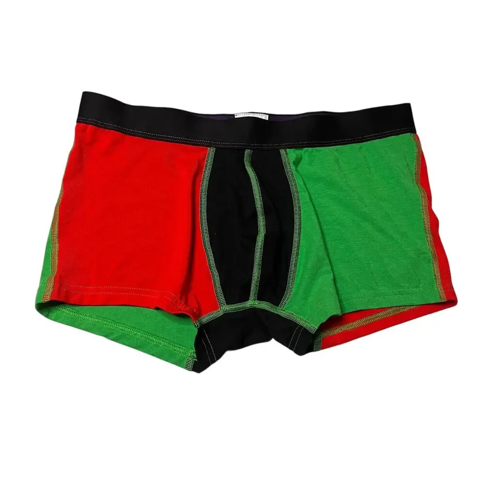 MeUndies X Cross Colours Collab Color Block Trunk Underwear Size Medium
